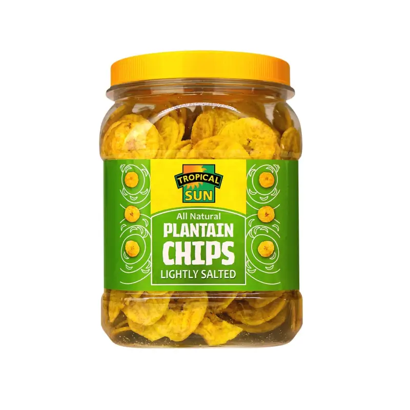 Tropical Sun Plantain Chips Salted 450g (1)